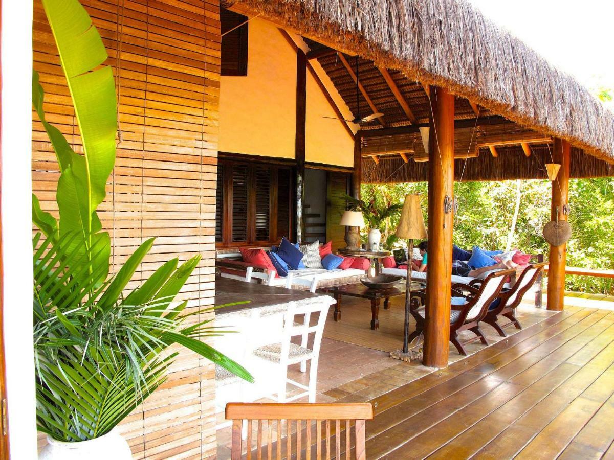 Praia Espelho Bangalo Wifi 100M Praia Карайва Экстерьер фото